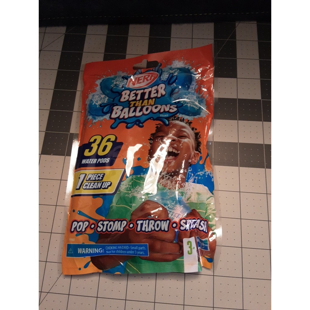 Nerf Better Than Balloons 36 Water‎ Pods: Pop-Stomp-Throw-Splash NEW